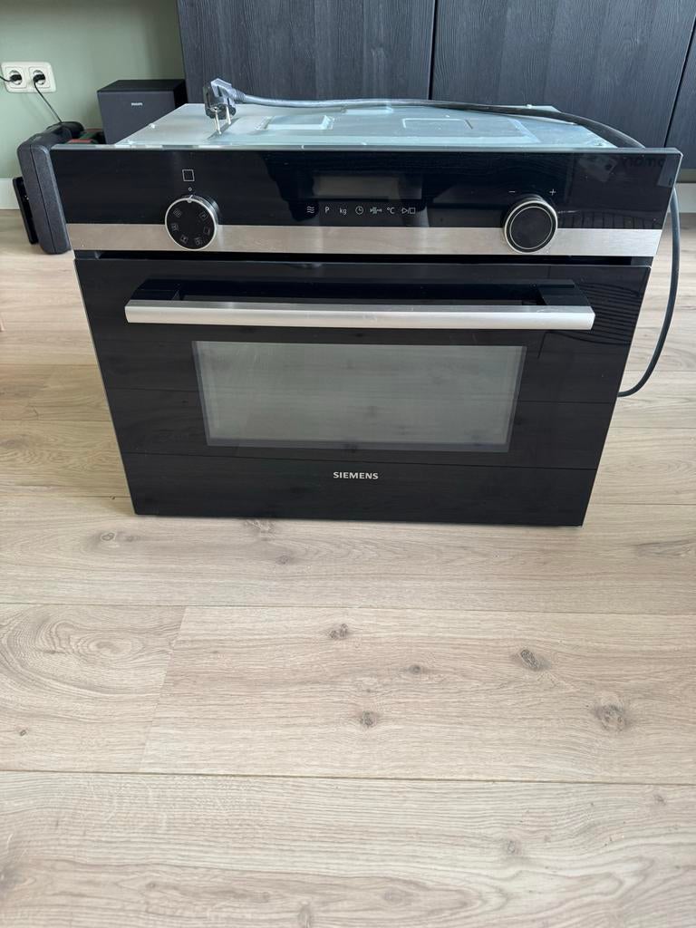 Siemens combi-Magnetron Oven, Gebruikt, Oven, 60 cm of meer, Inbouw