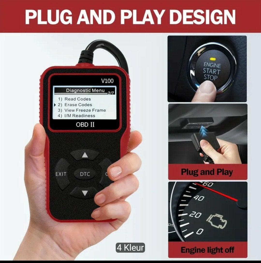 OBD2 V100, Ophalen, Nieuw