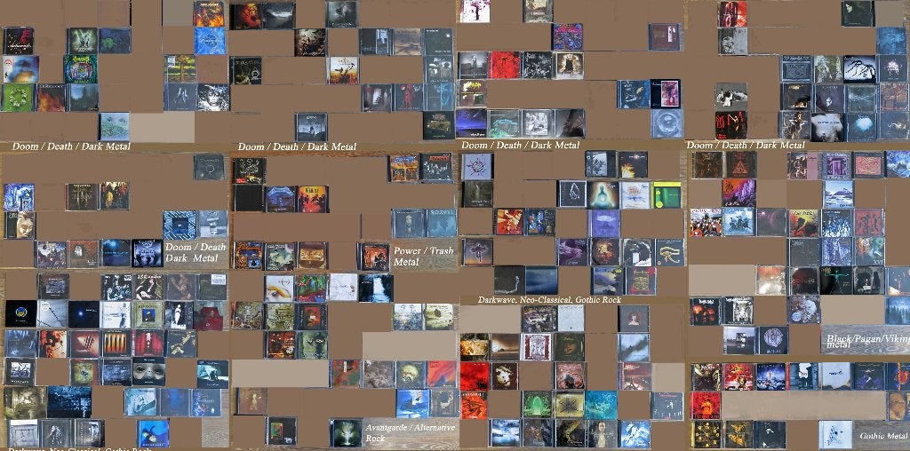 CD's van diverse genres: rock/metal, gothic/darkwave..., Ophalen of Verzenden, Zo goed als nieuw