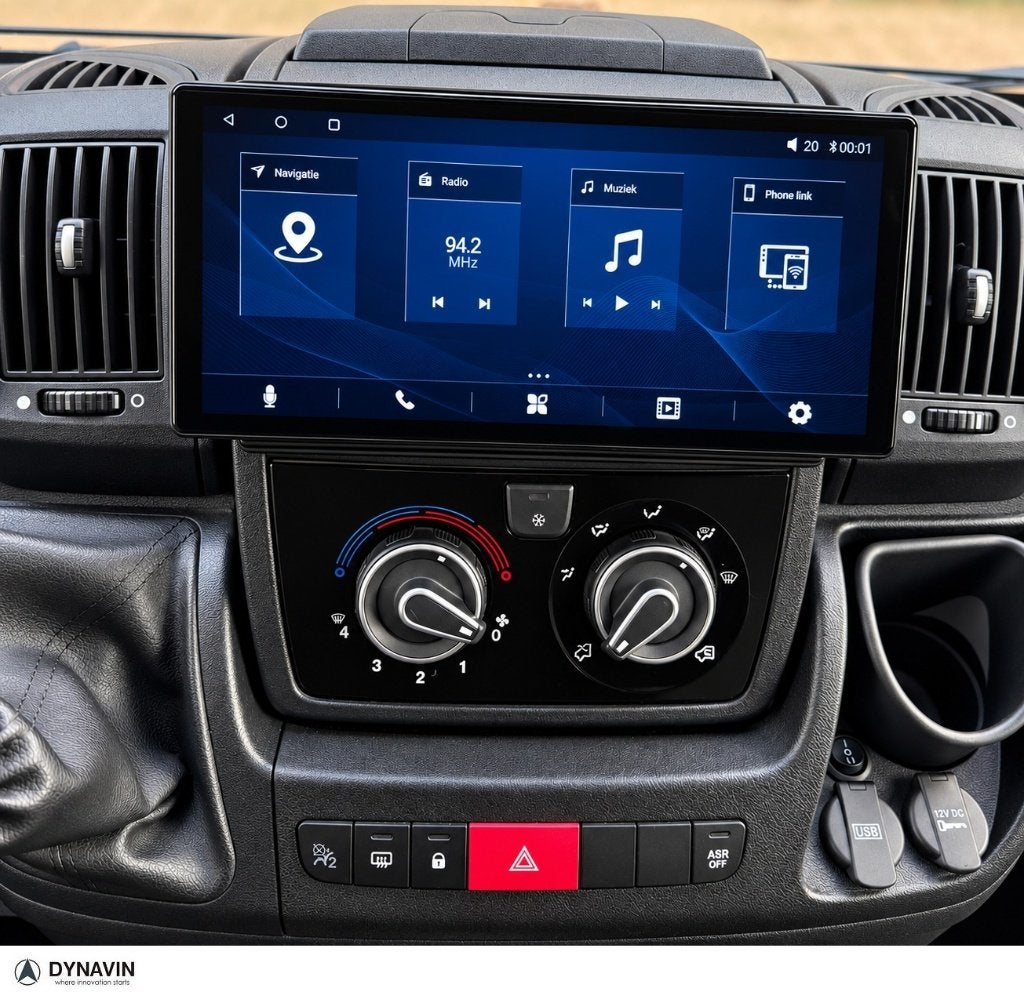 Fiat ducato camper navigatie carplay android 16 Qualcomm