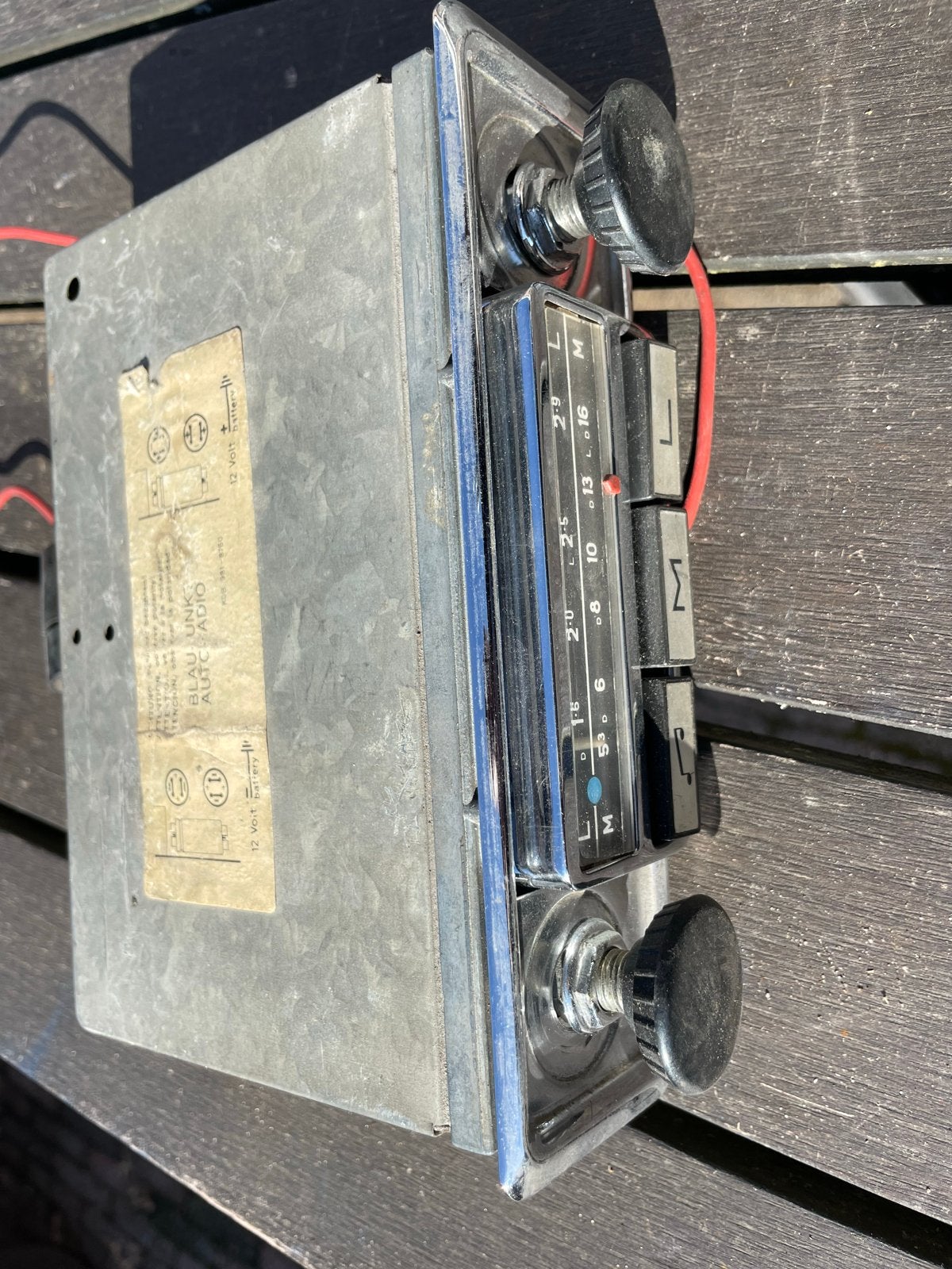Vintage Blaupunkt Autoradio - Klassieke Auto Radio, Ophalen of Verzenden, Gebruikt