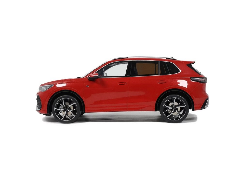 Volkswagen Tiguan ETsi R-Line Rood 24 1/18 OTTO MOBILE OT489, Hobby en Vrije tijd, Modelauto's | 1:18, Verzenden, Nieuw, Auto