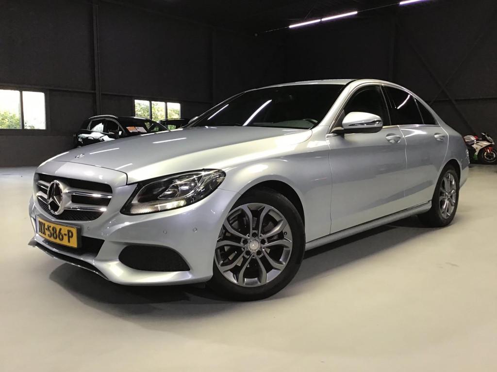 Mercedes-Benz C-klasse 180 Prestige I 92xxx Km I 2e Eigen I, Automaat, Euro 6, Leder en Stof, 1595 cc