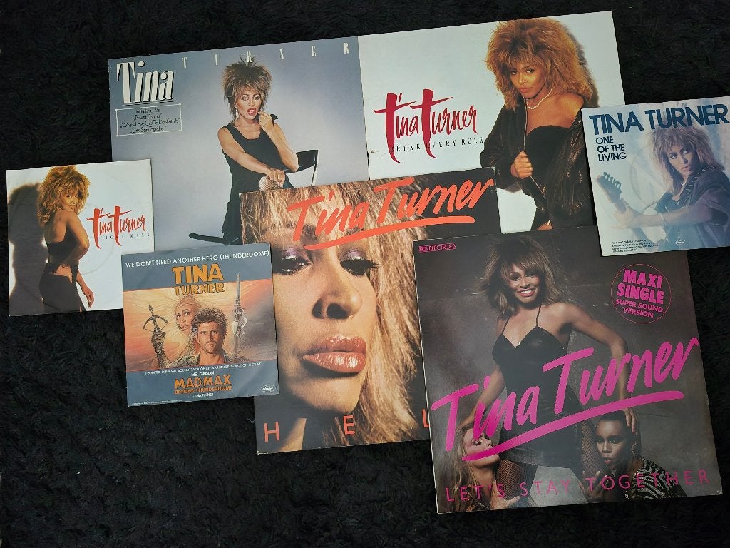 Vinyl Tina Turner LP's, maxi singles en Singles, Ophalen, Gebruikt, LP