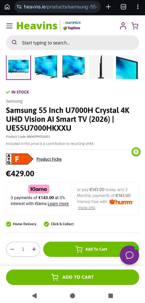 Foto 4 van Samsung Crystal UHD Vision Smart AI TV | 2026 model in doos