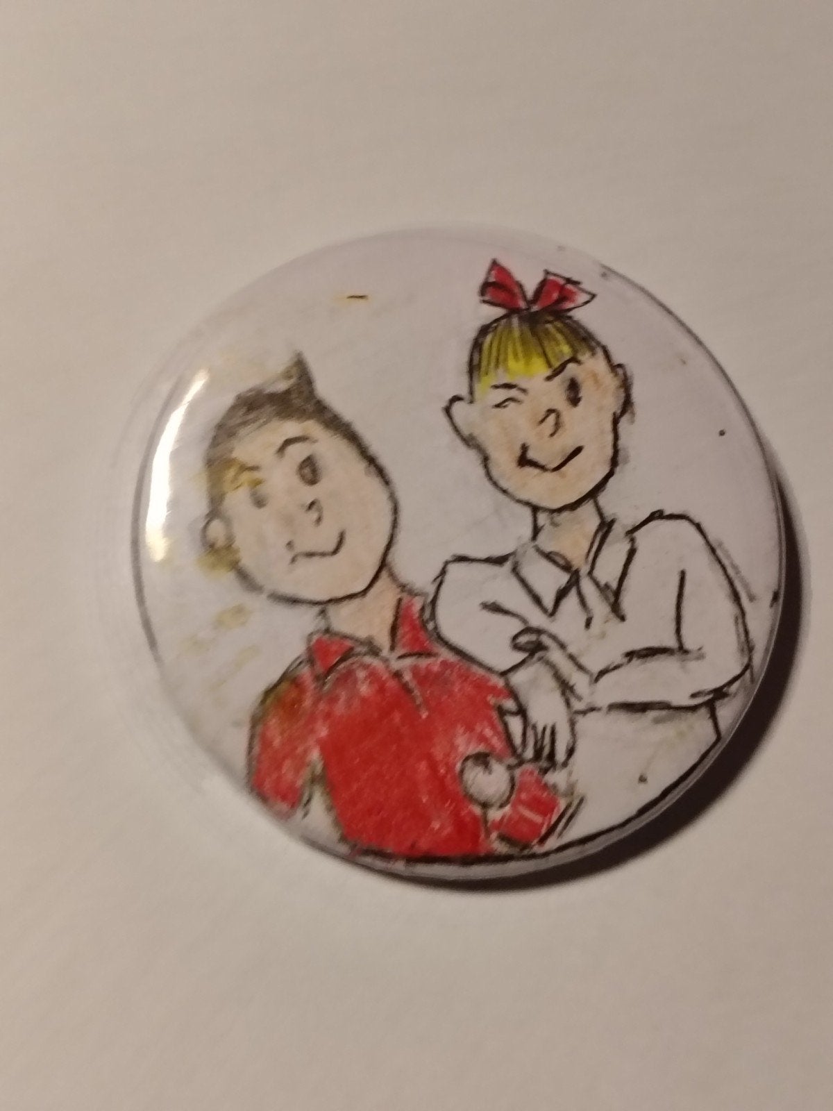 Suske en Wiske Button, Ophalen of Verzenden, Gebruikt