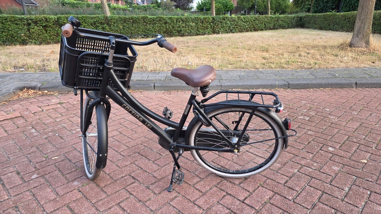 Cortina U4 Mini L24 Jett Black Matte R3 - Kinderfiets, Ophalen, Gebruikt, 24 inch