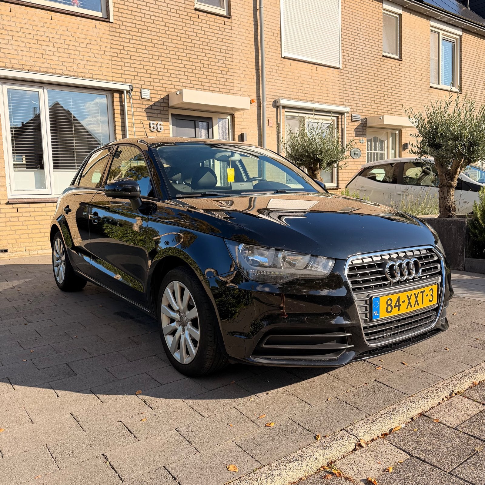 Audi A1 1.2 Tfsi 63KW SB 2012 Zwart, Auto's, Voorwielaandrijving, A1, 4 cilinders, Origineel Nederlands