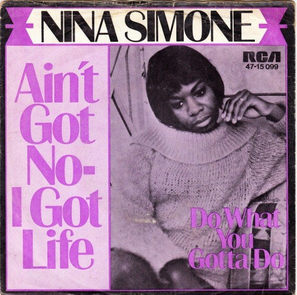 Nina Simone – Ain't Got No - I Got Life  sixties  funk soul, Cd's en Dvd's, Vinyl Singles, Fotohoes, 7 inch, Single, Ophalen of Verzenden