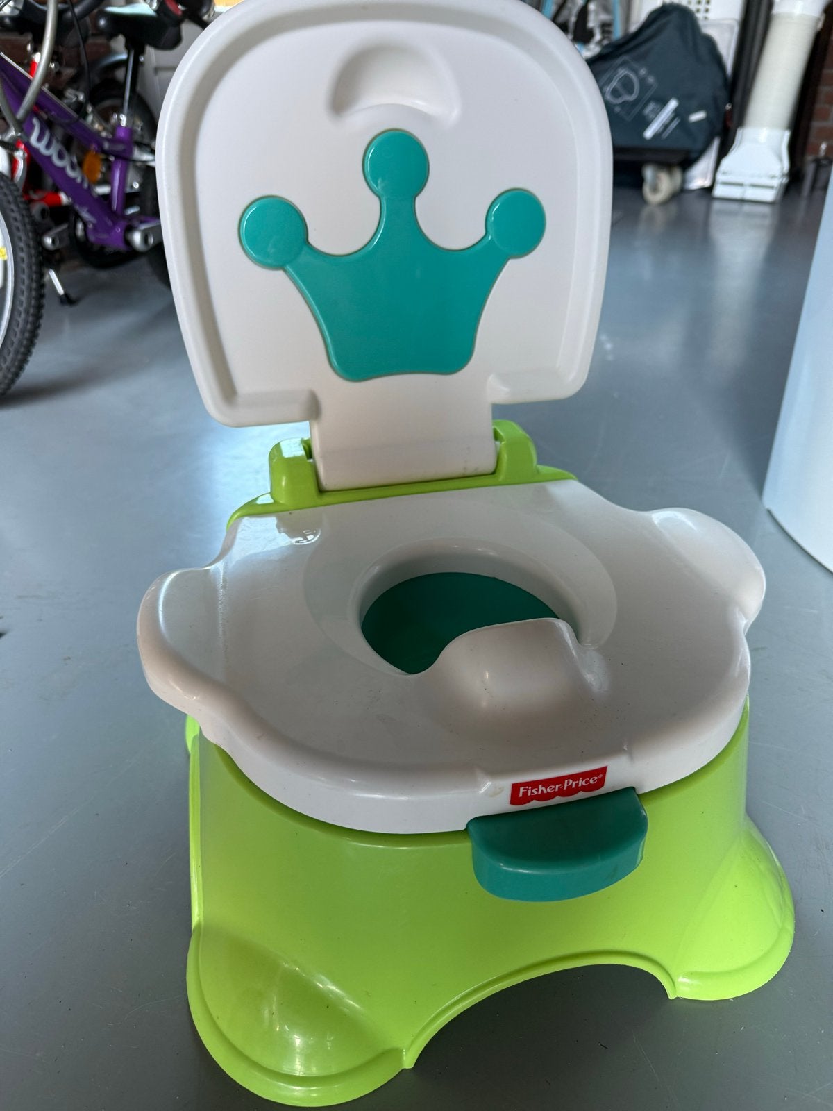 Fisher-Price Potje met Kroon - Zo goed als nieuw, Ophalen, Zo goed als nieuw