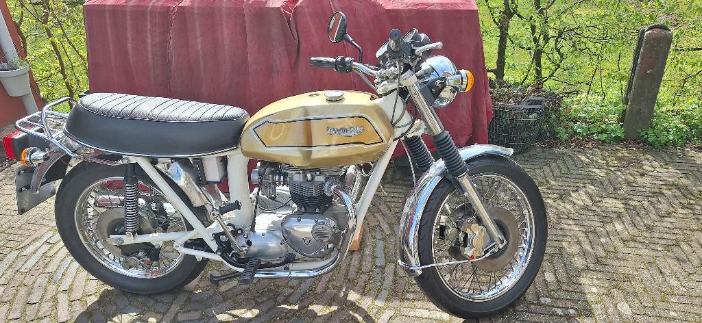 Leuk Triumph T140E Bonneville “project” 1979, Motoren, Motoren | Oldtimers, 750 cc, 2 cilinders, Toermotor, 12 t/m 35 kW