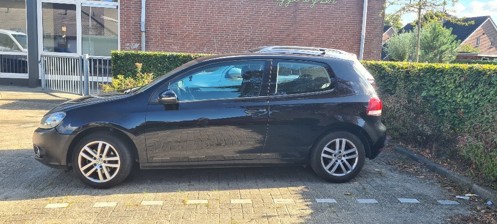 Volkswagen Golf 6 1.4 TSI 90KW 5D 2010 Zwart, Auto's, Stof, Zwart, 4 cilinders, Origineel Nederlands