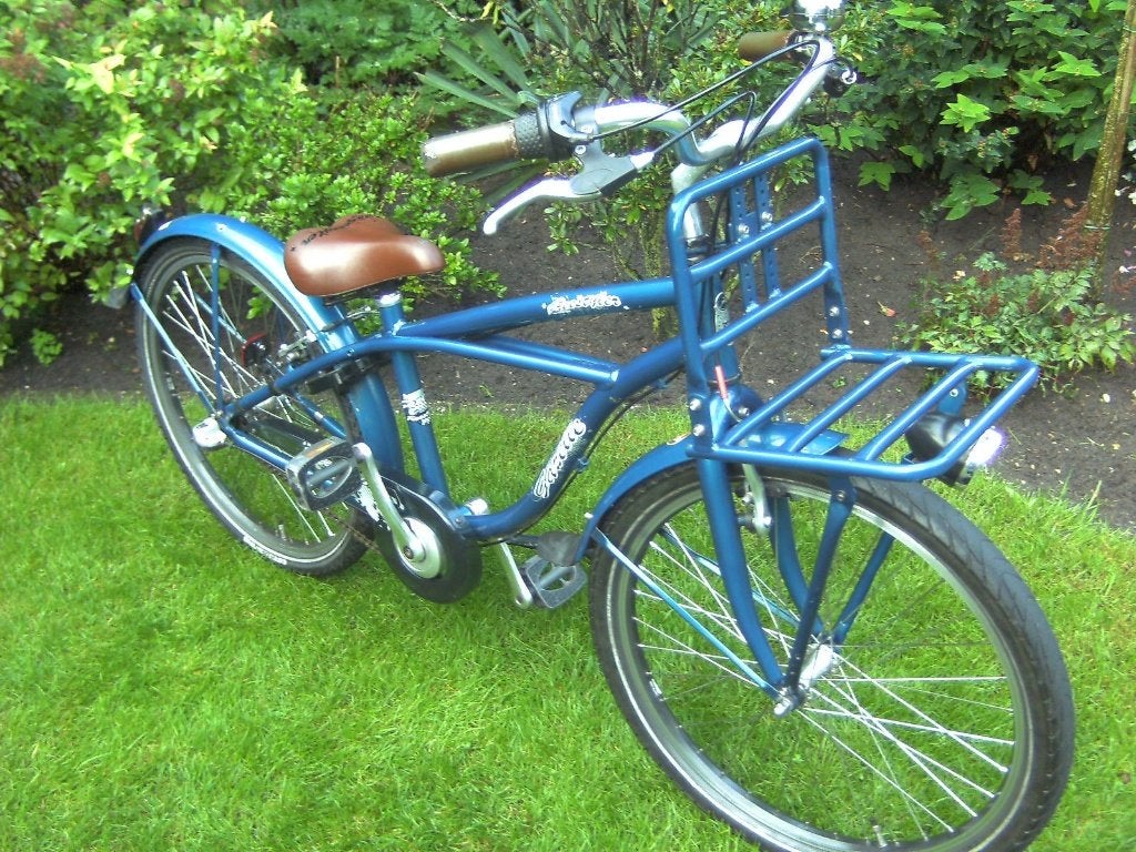 mooie 24"" aluminium gazelle freestyler blauwmetalic 3versn., Ophalen, 24 inch, Versnellingen, Zo goed als nieuw
