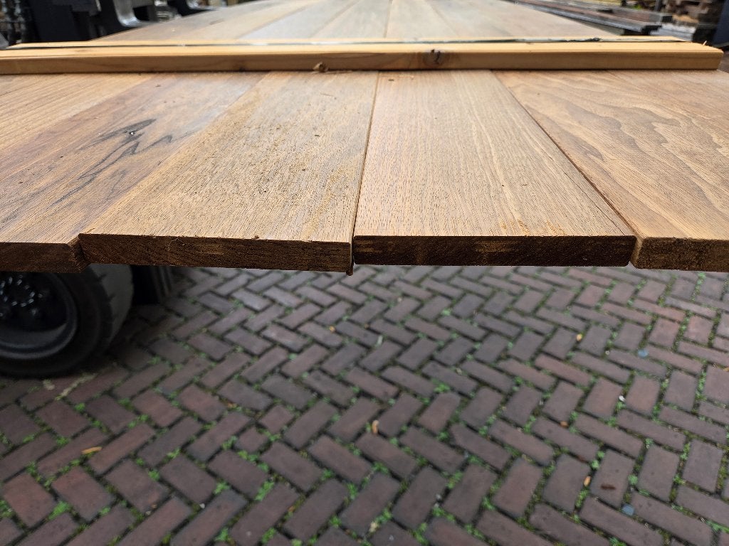 Hardhouten planken - geschaafd 1.8x14.0 cm - nr: HP115, Tuin en Terras, Palen, Balken en Planken, Ophalen, Planken, Nieuw, Hardhout