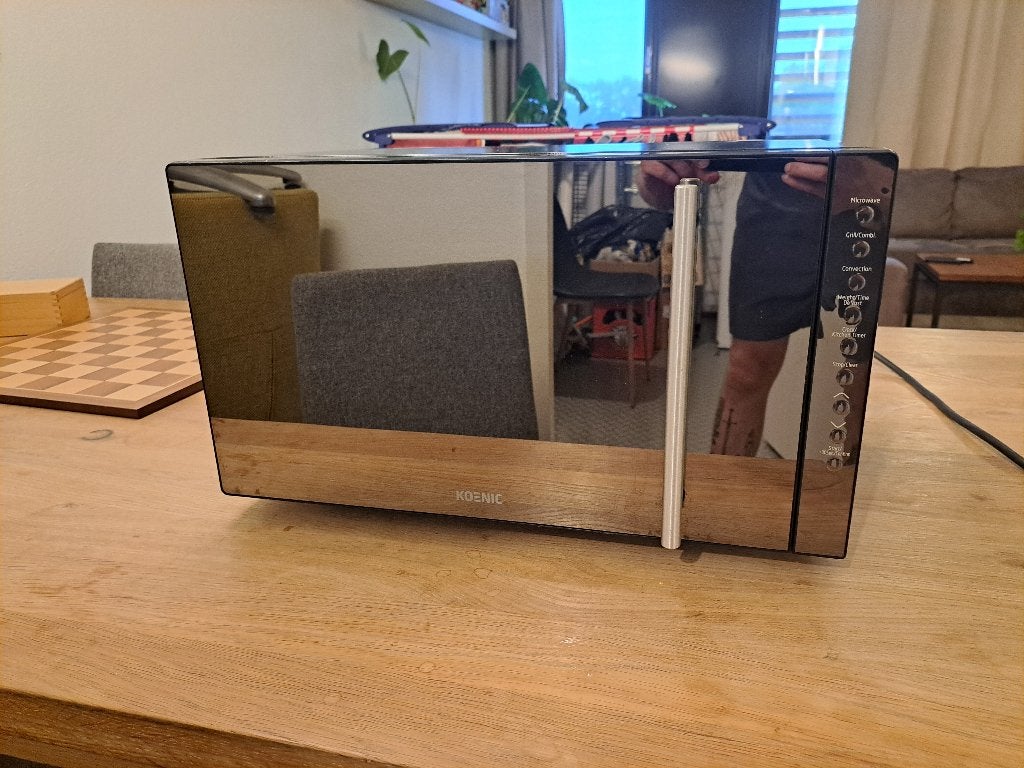 Koenic Microwave Oven KMW 4441 DB, Ophalen, Combimagnetron, Crisp, Zo goed als nieuw