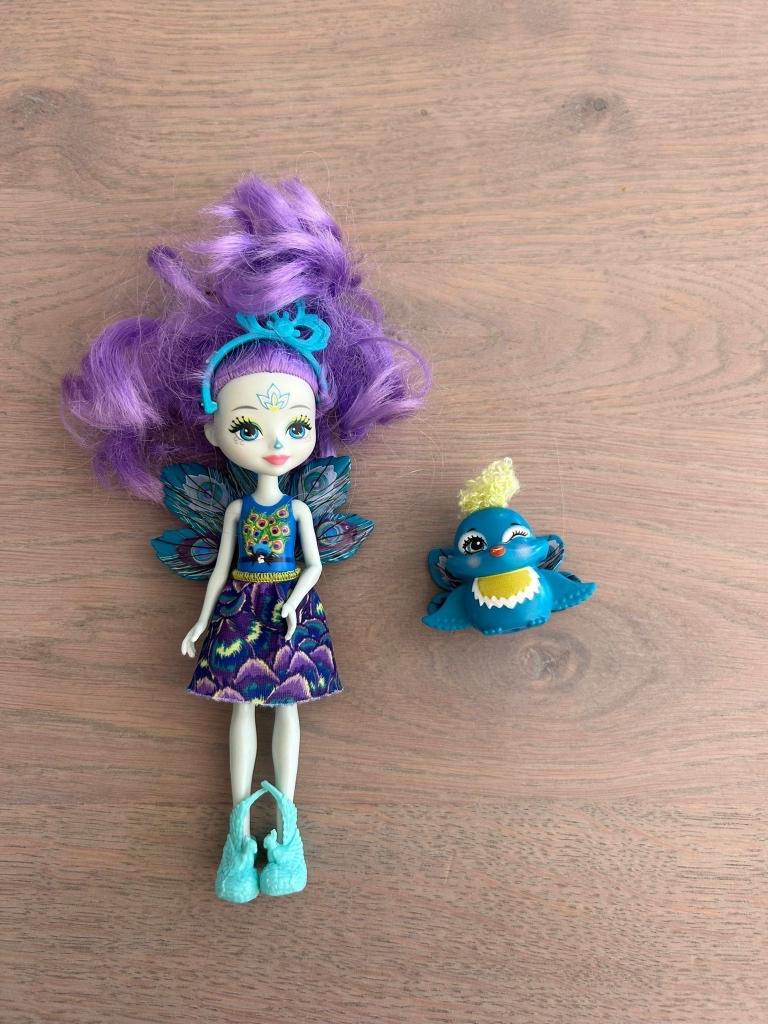 Enchantimal pauwenmeisje, Ophalen of Verzenden, Zo goed als nieuw, Overige typen