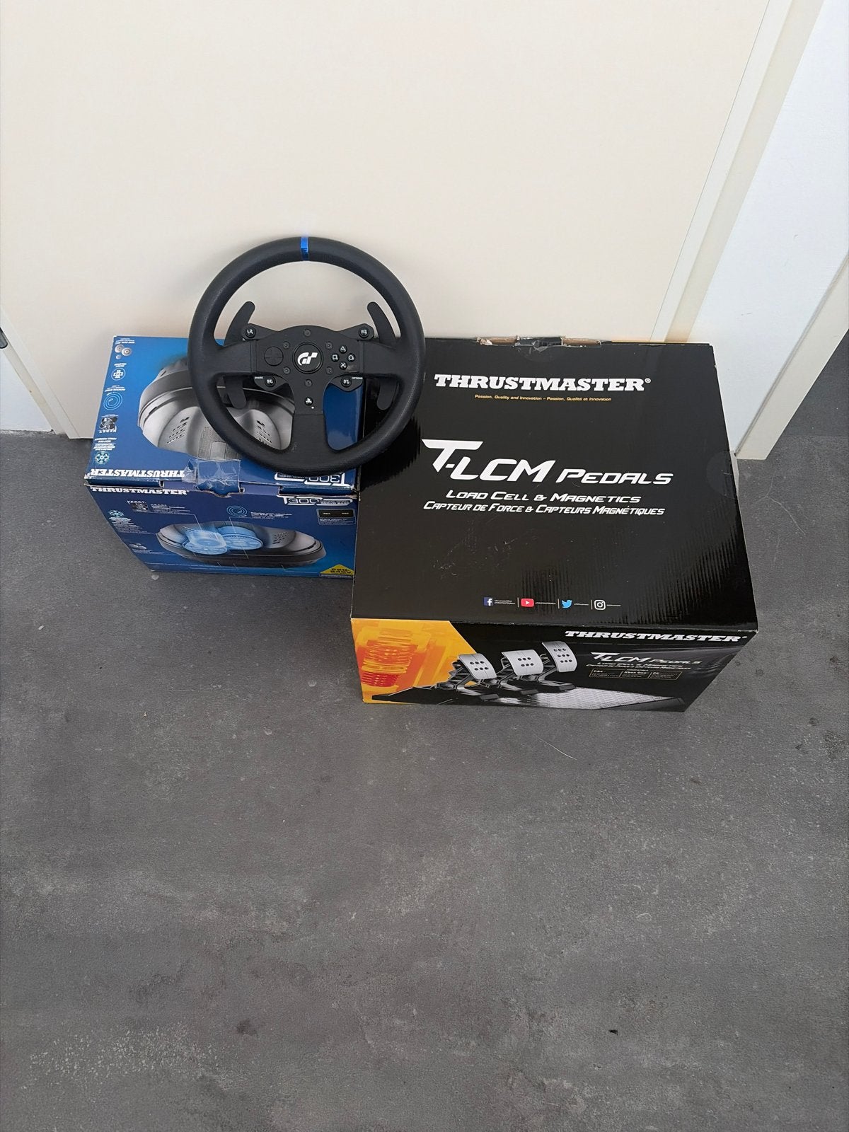 Thrustmaster T-LCM Pedals en T300RS GT Edition Stuur, Ophalen of Verzenden, Overige merken, Gebruikt