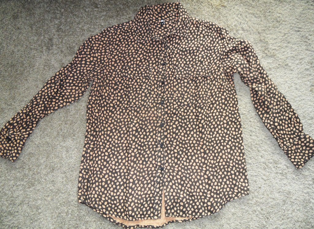 In goede staat: bruine damesblouse, maat M, HEMA, Maat 38/40 (M), Bruin, Ophalen of Verzenden, Zo goed als nieuw
