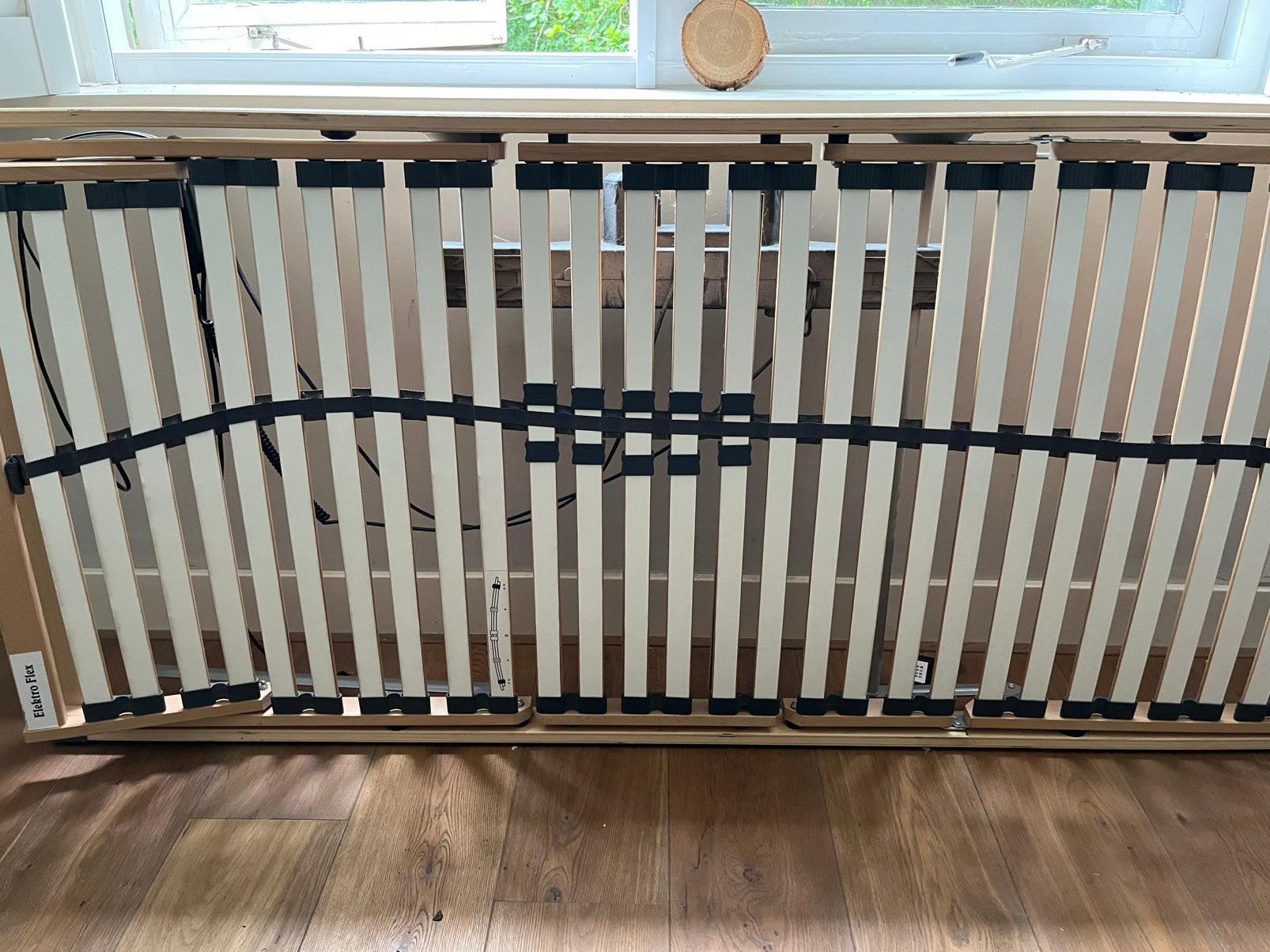 Elektrische lattenbodem Okin. Vandaag 20% korting!, Gebruikt, 90 cm, Eenpersoons, Ophalen of Verzenden