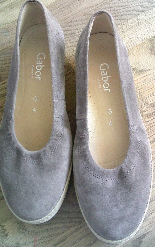 Gabor Dames Instappers Comfort Ballerina's - stone mt 4G 37, Overige kleuren, Instappers, Gabor, Ophalen of Verzenden