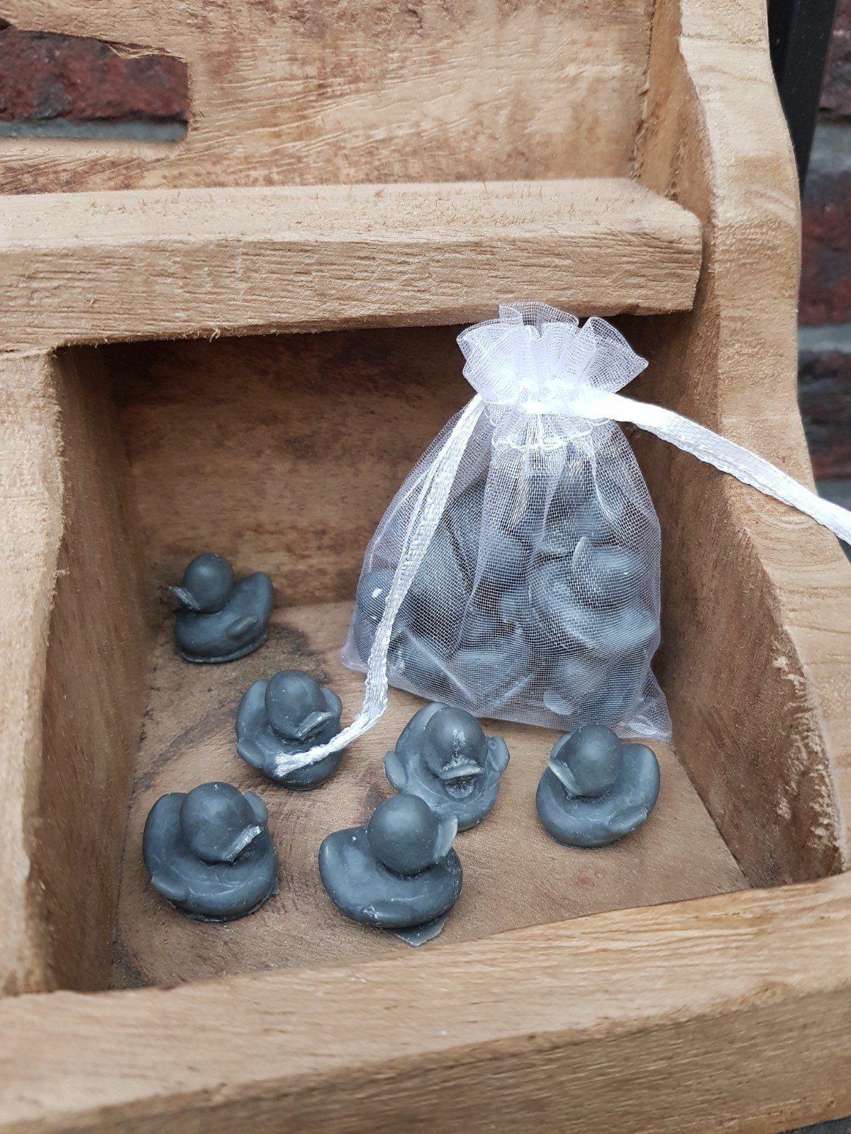 Organzazakje geurende badeendjes  black musk, Huis en Inrichting, Ophalen of Verzenden, Nieuw