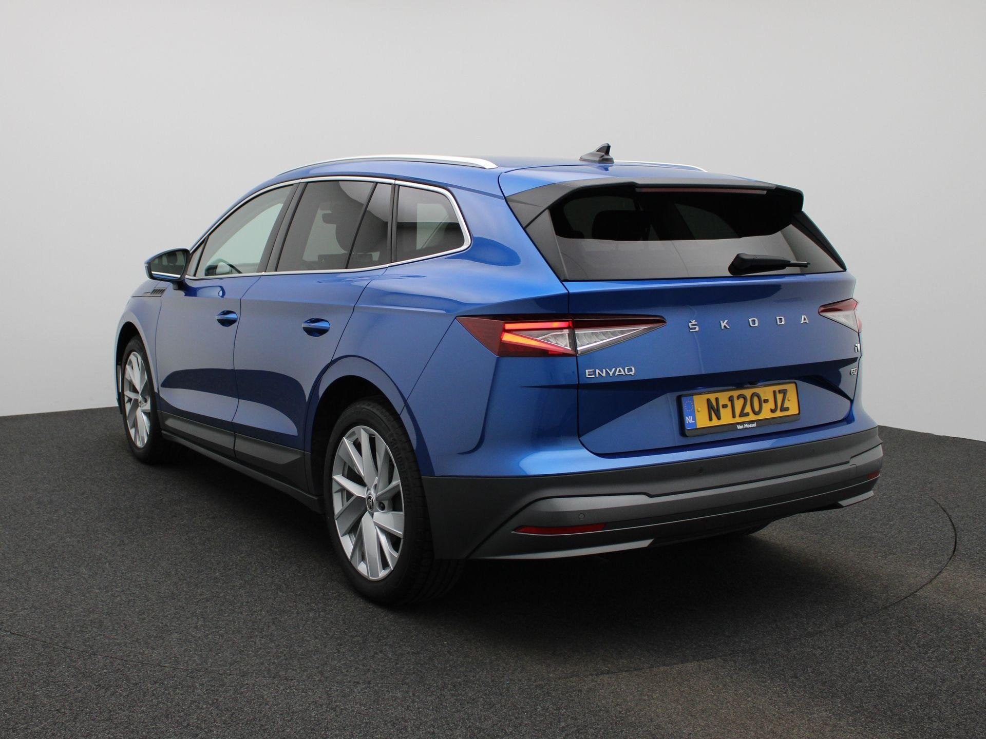 Skoda Enyaq iV 60 91% SOH | Achteruitrijcamera| Cruise Contr, Auto's, Achterwielaandrijving, Gebruikt, Leder en Stof, Origineel Nederlands