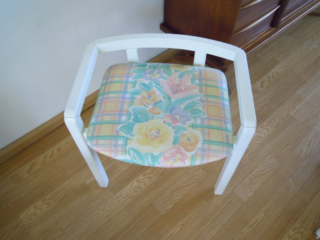 Vintage Design kruk, Ophalen, Gebruikt, Hout