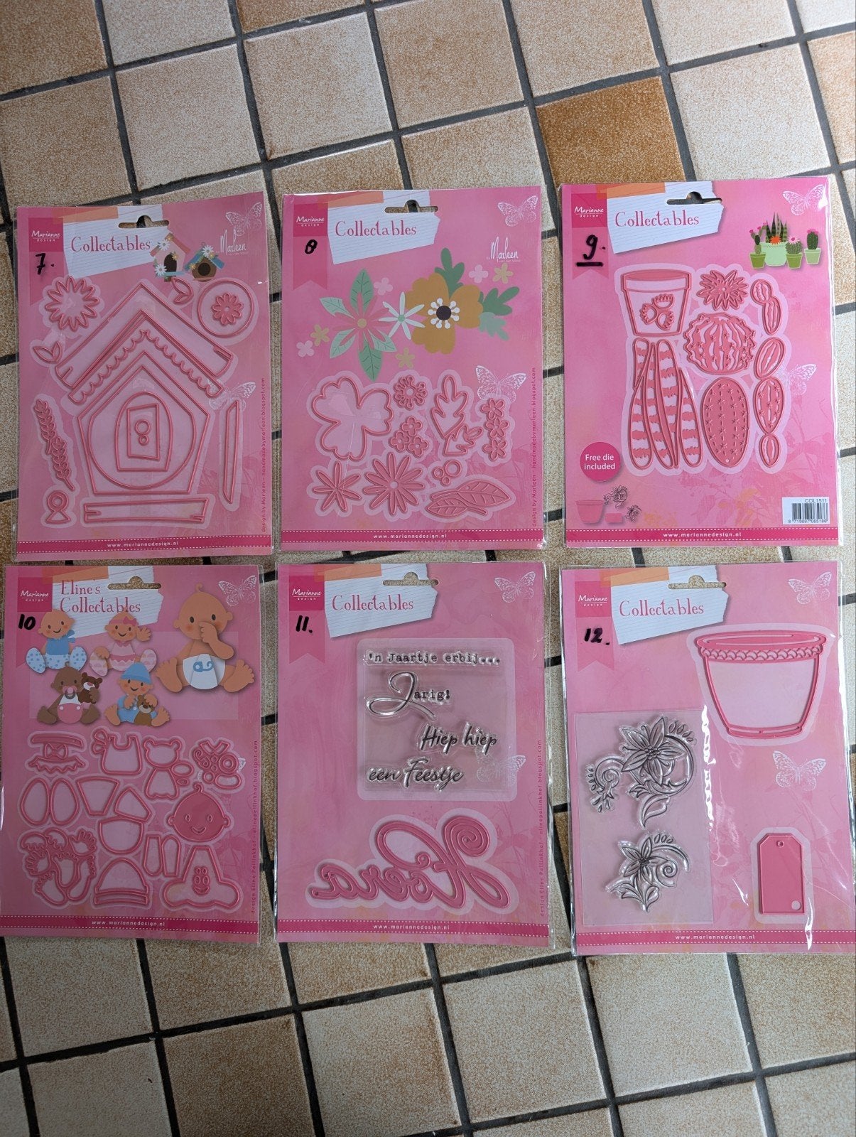 Marianne Design Collectables Stansmallen en Stempels, Ophalen, Handgemaakt, Nieuw, Meerkleurig
