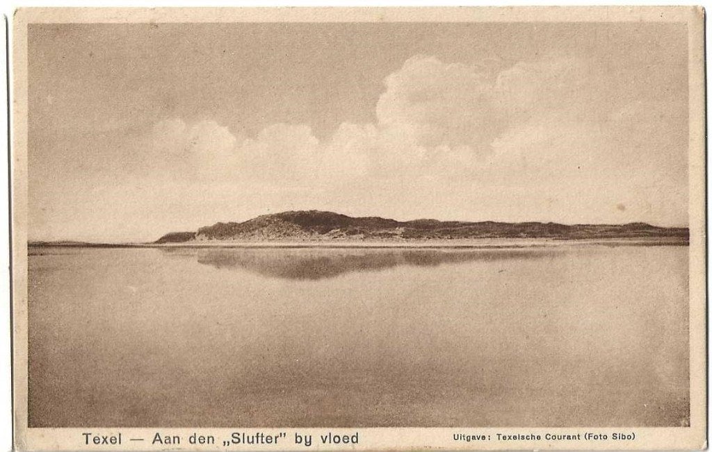 Jt28-188  Texel -Slufter., Verzenden, 1920 tot 1940, Gelopen, Waddeneilanden