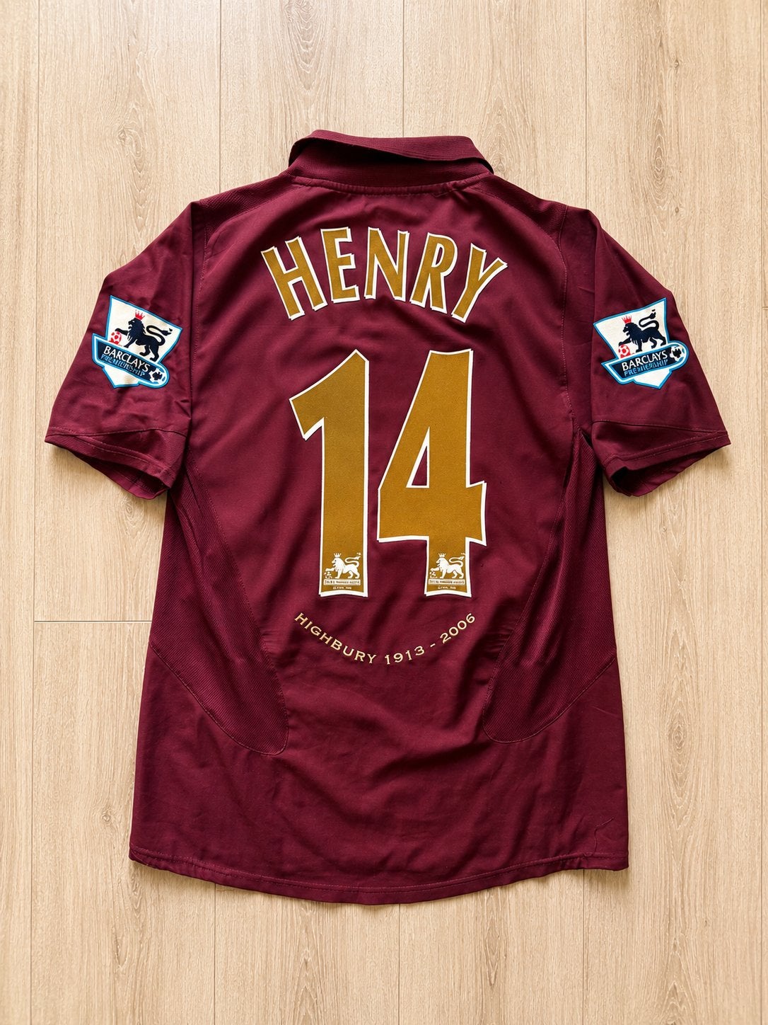 Arsenal FC Thuis Voetbalshirt 04/05 Henry 14 Maat S, Ophalen of Verzenden, Zo goed als nieuw, Shirt