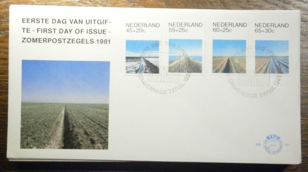 3x eerstedag enveloppen NVPH 191 192 192, Ophalen of Verzenden, Onbeschreven, Nederland