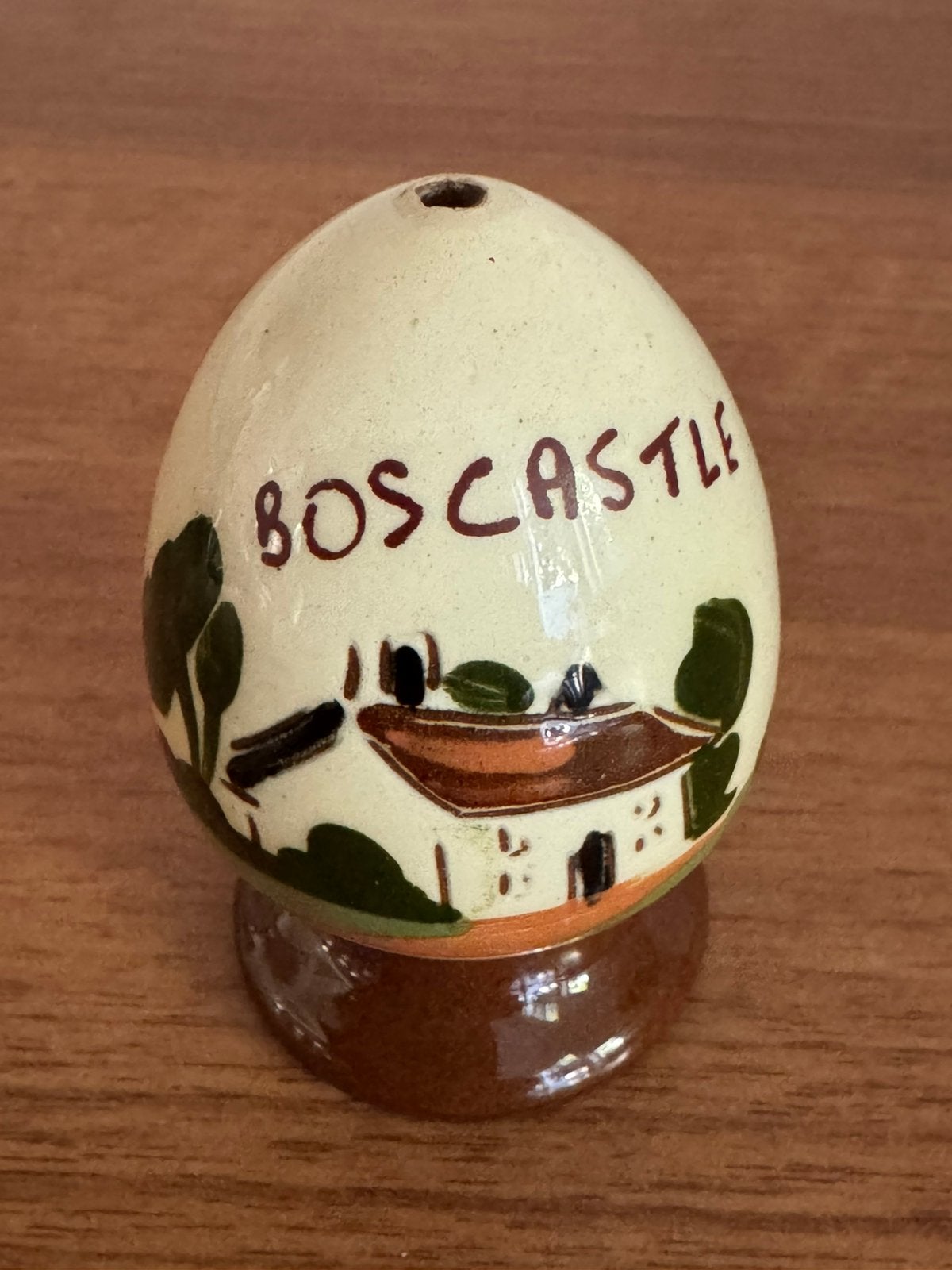 Zoutvaatje zoutstrooier boscastle aardewerk oud vintage, Antiek en Kunst, Ophalen of Verzenden