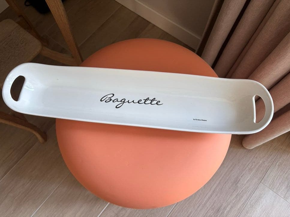 Riviera Maison Baguette schaal, Overige typen, Ophalen of Verzenden, Zo goed als nieuw, Steen/keramiek