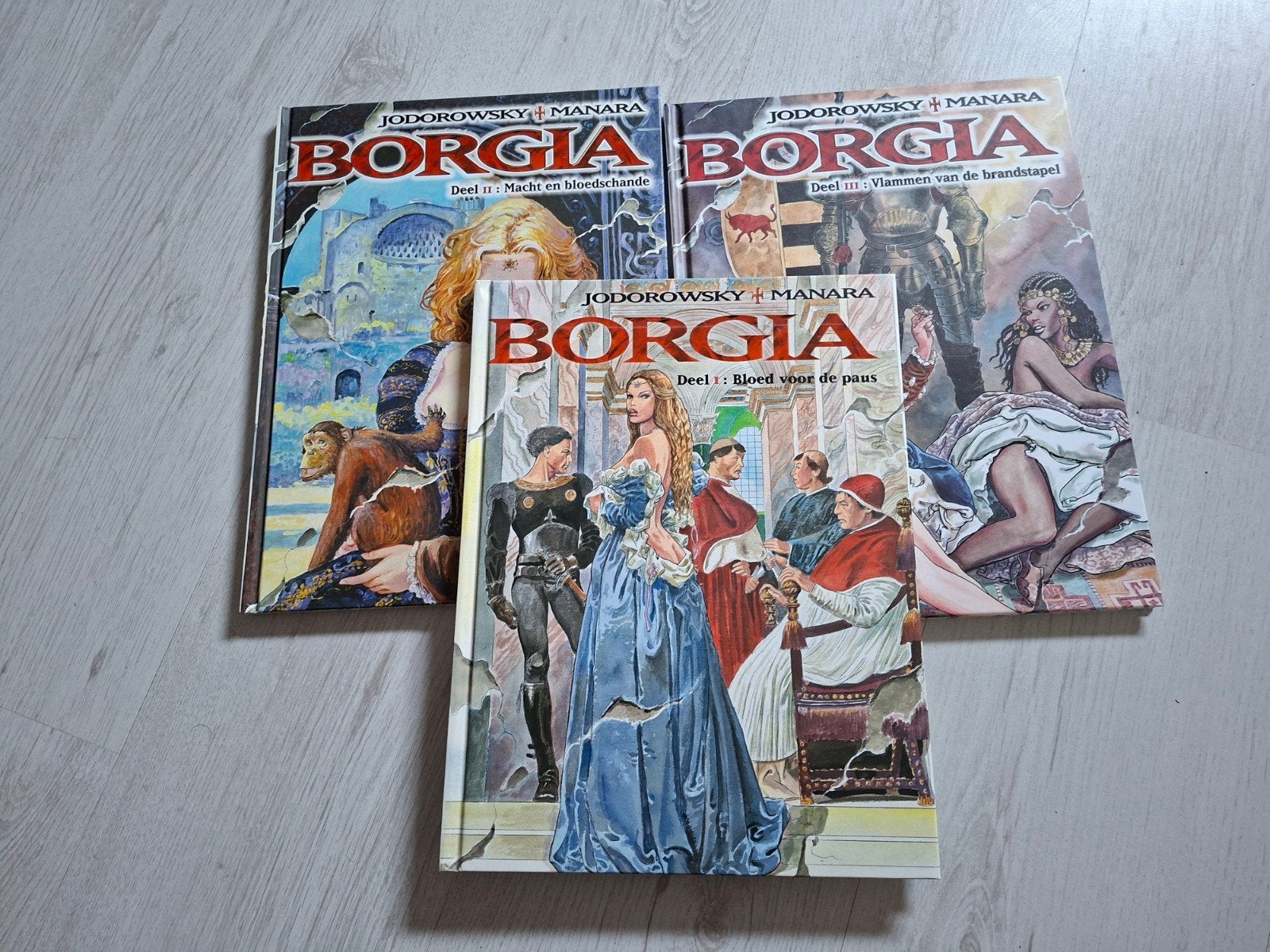Borgia - Manara Jodorowsky, Boeken, Stripboeken, Meerdere stripboeken, Ophalen of Verzenden, Zo goed als nieuw
