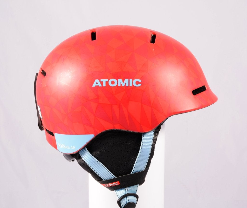 46 47 48 kinder ski helm ATOMIC MENTOR JR, Red/blue, Gebruikt, Verzenden, Overige typen, Carve