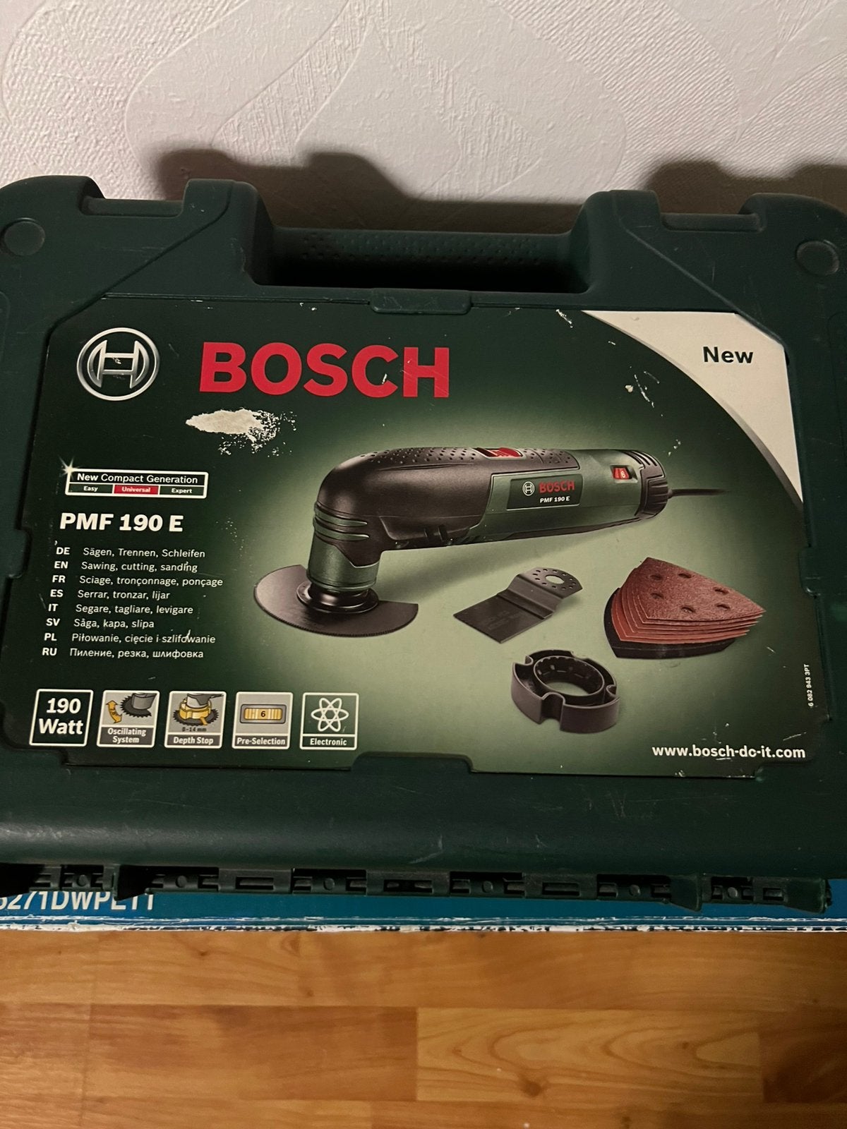 Bosch pmf 190E multifunctioneel gereedschap, Ophalen of Verzenden, Zo goed als nieuw, Minder dan 600 watt, Overige typen