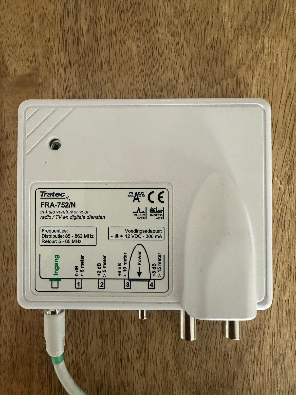 Tratec FRA-752/N in-huis versterker radio/tv digi diensten., Ophalen, Zo goed als nieuw