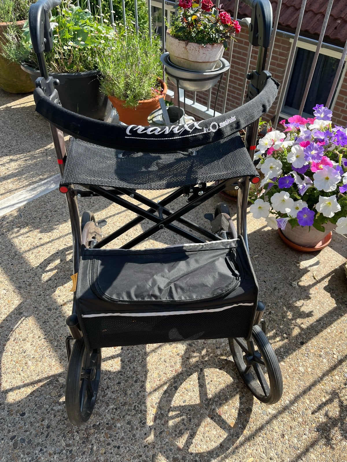 Rollator Travvixx, Ophalen