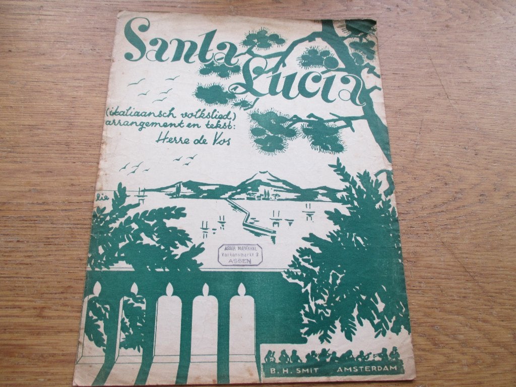SANTA LUCIA, Piano, Gebruikt, Ophalen of Verzenden, Artiest of Componist