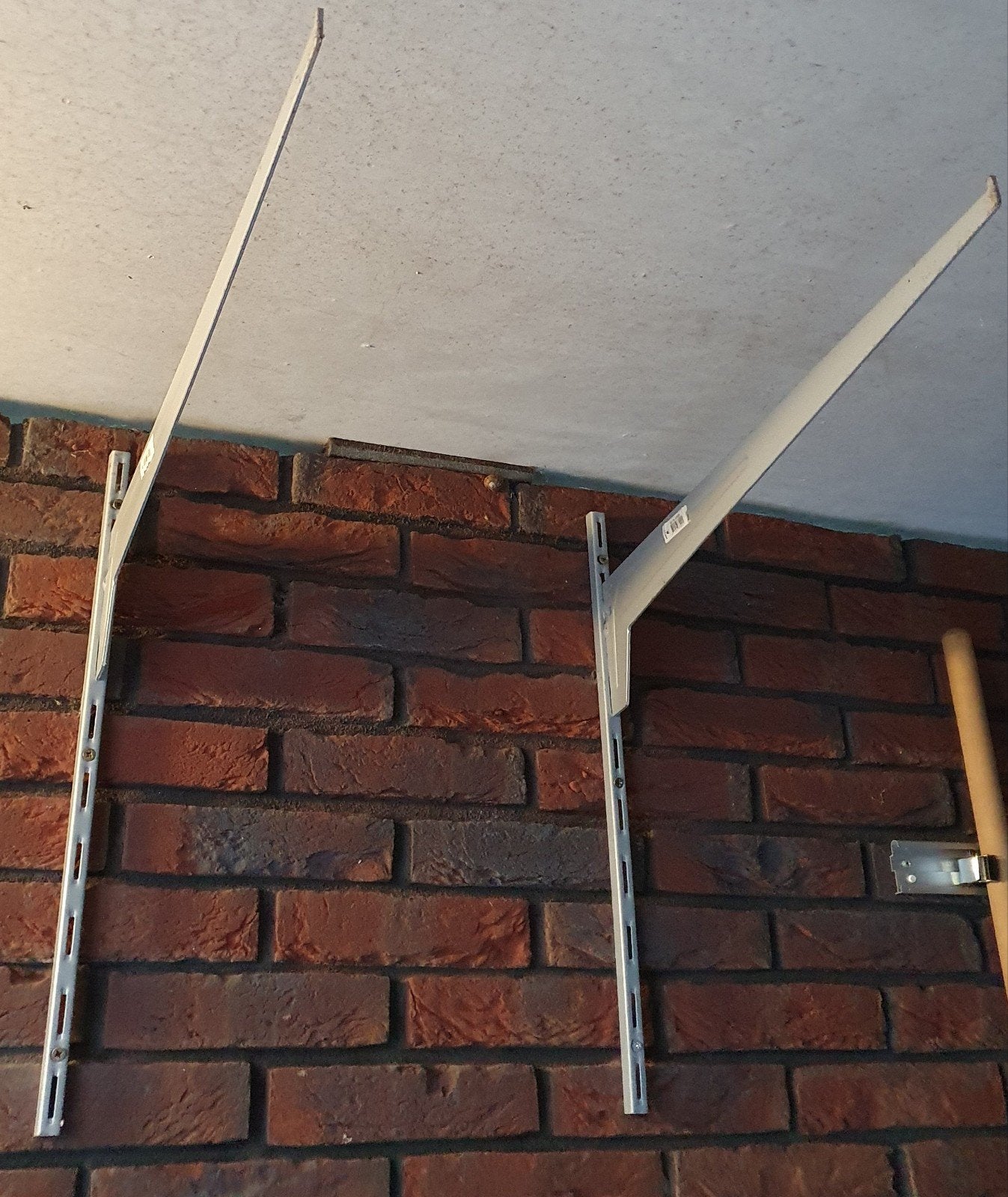 Plankendragers 60 cm 8 stuks, Minder dan 150 cm, Ophalen, Knikarmscherm