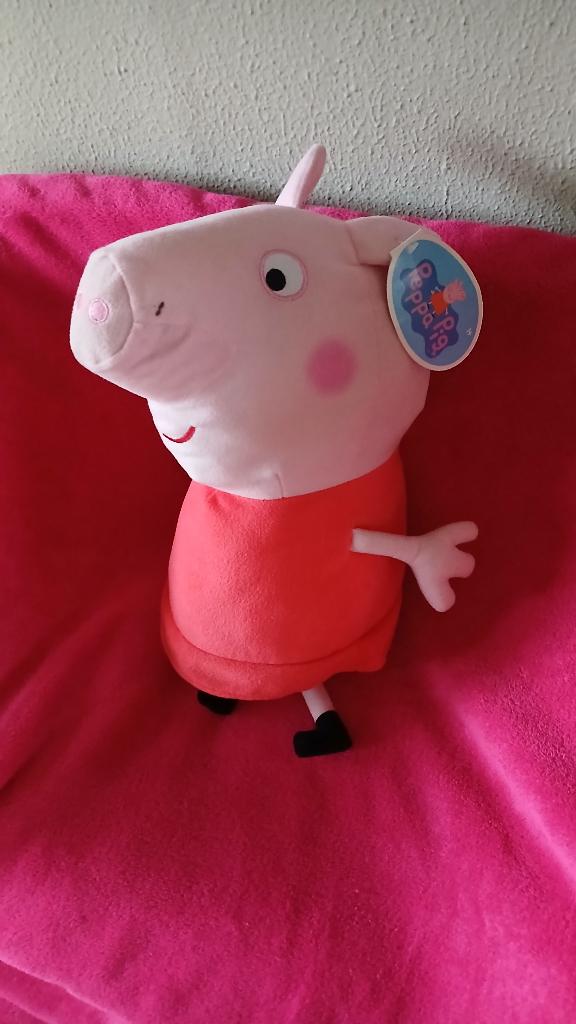 2x PEPPA PIG XL 55cm NIEUW, Ophalen of Verzenden, Nieuw, Overige typen