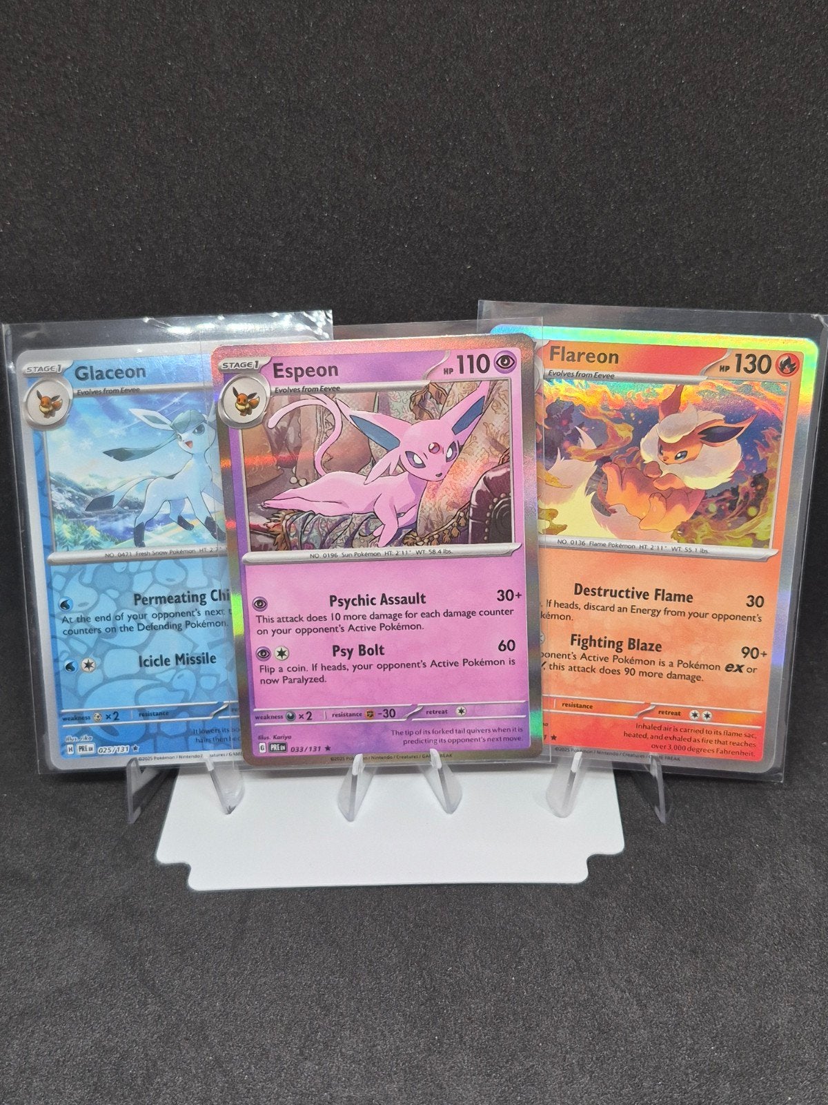 Eeveelutions Pokémon Kaarten Lot (3 Kaarten), Ophalen of Verzenden