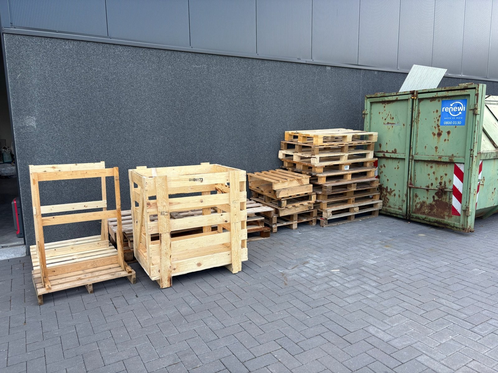 Houten kratten en pallets, Ophalen, Gebruikt, 40 tot 60 cm, 75 tot 100 cm
