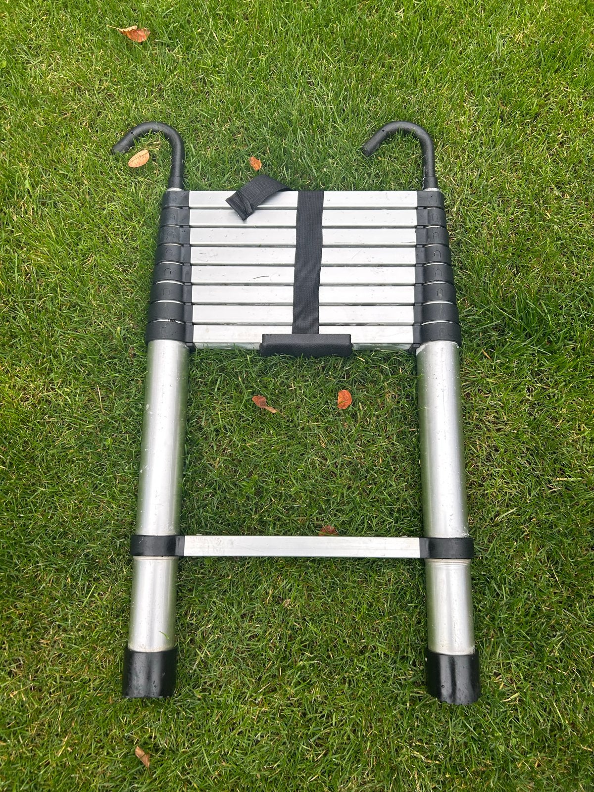 Telescopische ladder met haken - inschuifbaar, Gebruikt, Wettersport, Wettersport1@gmail.com, Ophalen of Verzenden