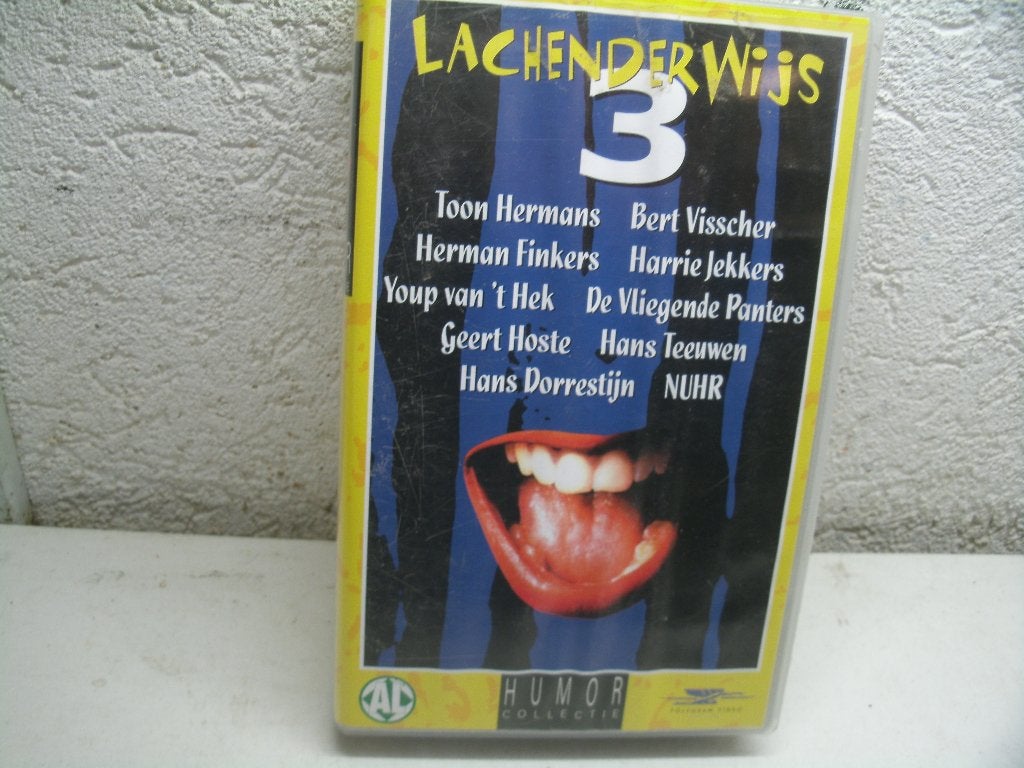 vhs 173b lachender wijs  3 oa toon hermans, Alle leeftijden, Ophalen of Verzenden, Gebruikt, Nederlandstalig