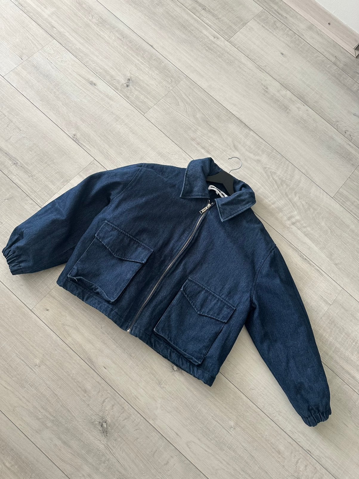 Nous sommes spijkerjas maat L, Ophalen, Zo goed als nieuw, Maat 38/40 (M), Blauw