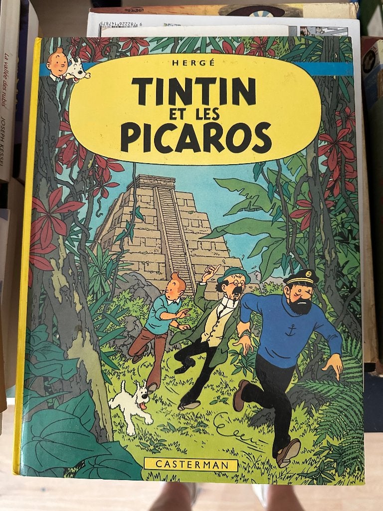 Tintin et les Picaros – 1e druk 1976 – Hergé – hardcover, Eén stripboek, Ophalen of Verzenden, Zo goed als nieuw, Herge