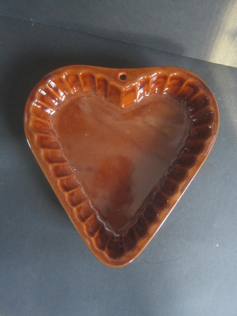 vintage West Germany hartje bakvorm taart cake Quiche, Ophalen of Verzenden, Zo goed als nieuw, Taarten, Bakvorm