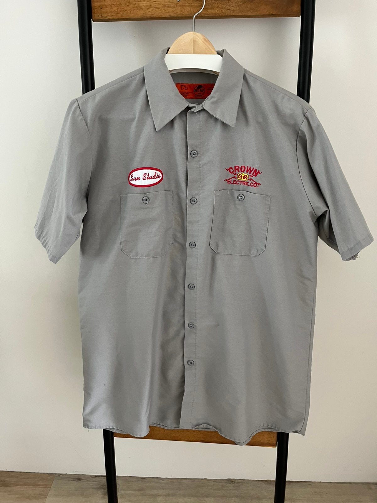 ELVIS PRESLEY  "Crown Electric Co." Work Shirt, Verzenden, Zo goed als nieuw, Zwart
