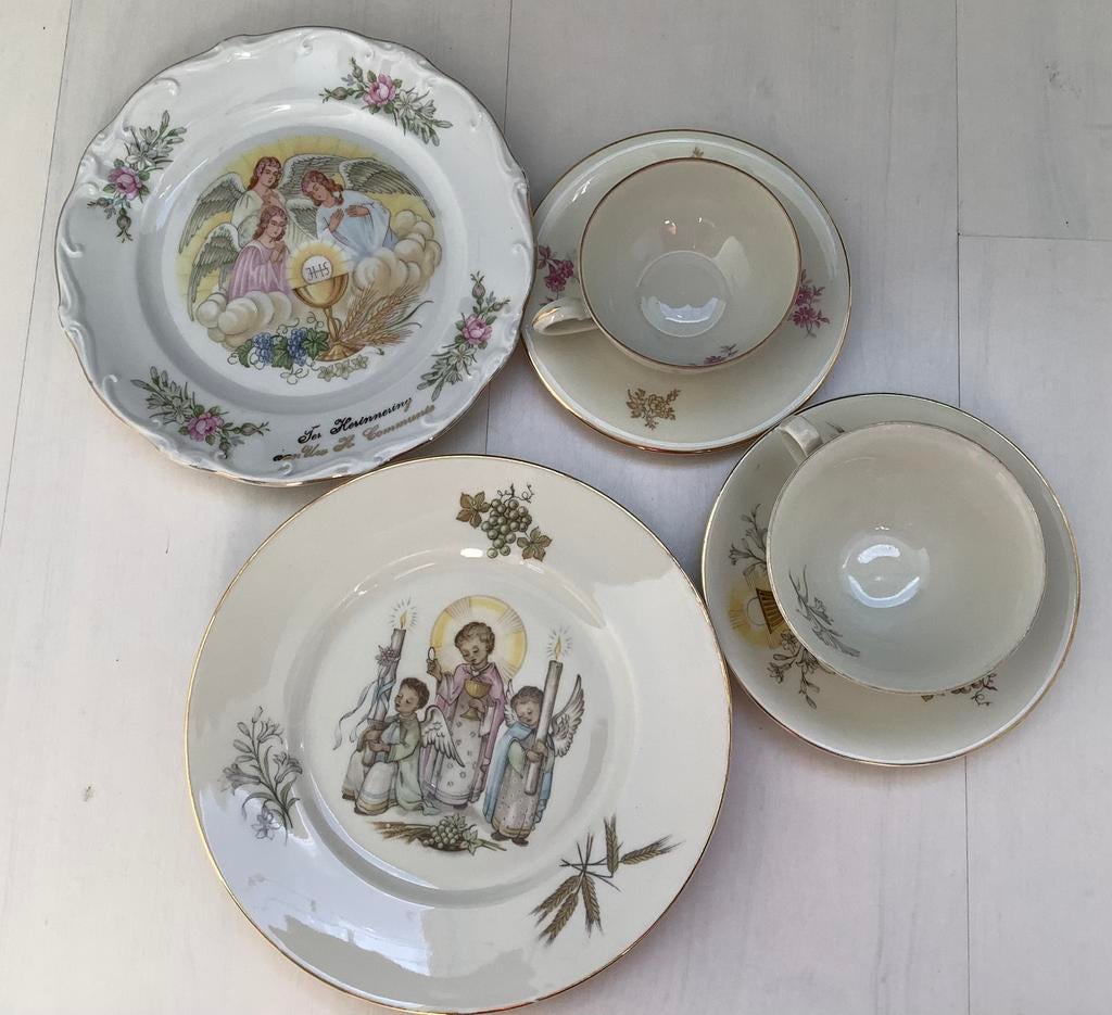 Servies voor de eerste Heilige Communie, Ophalen of Verzenden
